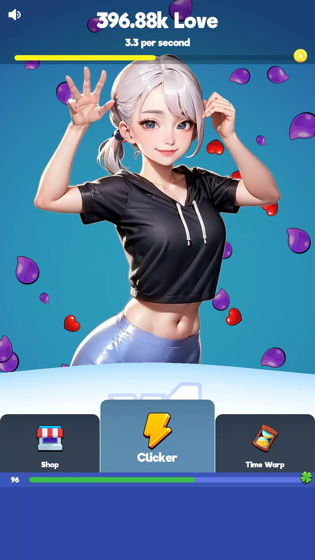 Sexy touch girls: idle clicker 스크린샷 1