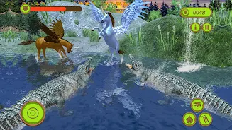 Flying Unicorn Horse Game Ekran Görüntüsü 3