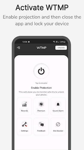 WTMP App: Who Touched My Phone 스크린샷 0