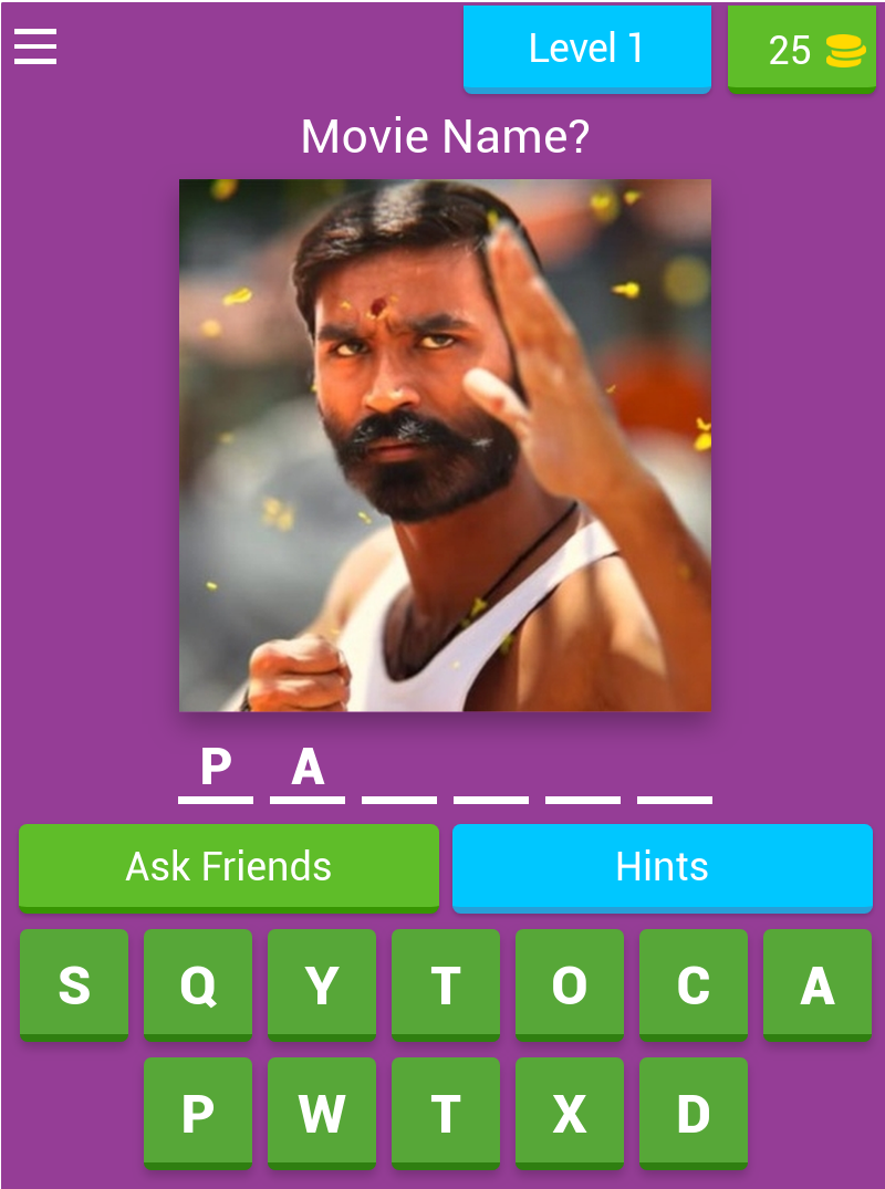 Schermata Tamil Movies Quiz 3