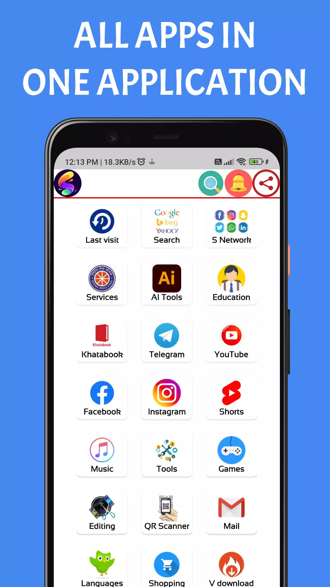 Snowzo : All Social Media Apps Capture d'écran 0