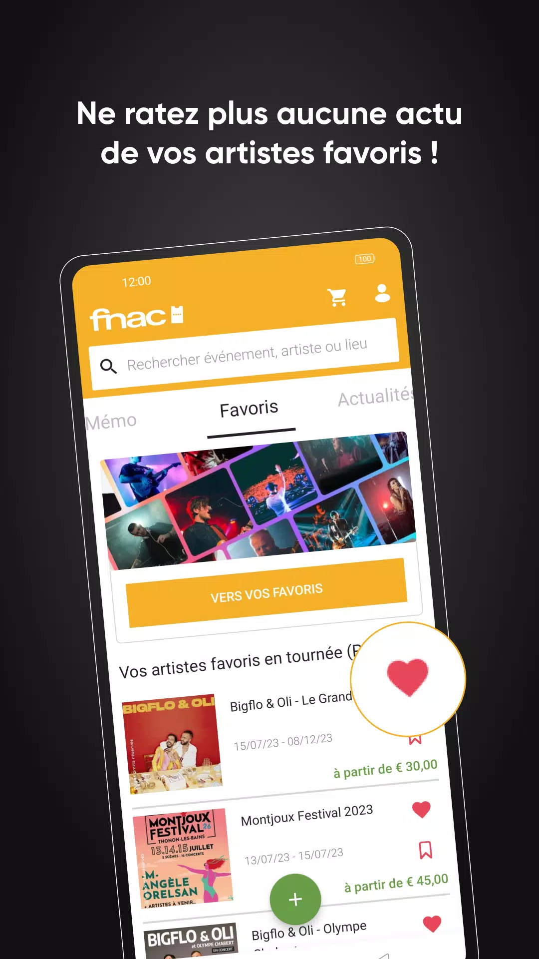 Fnac Spectacles Capture d'écran 3