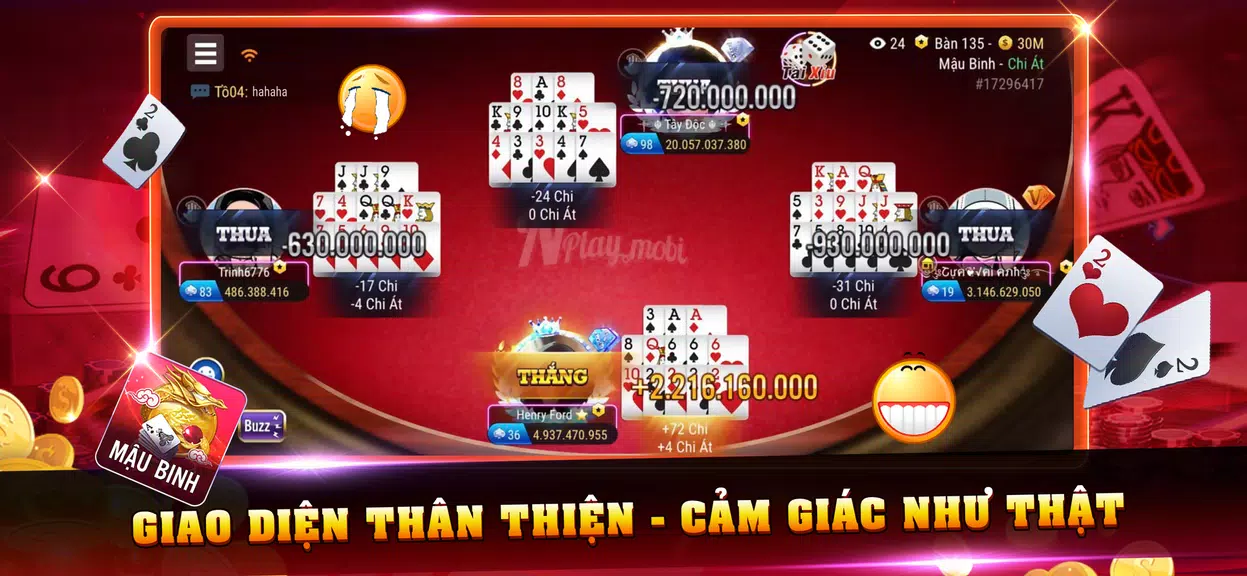 NPlay – Game Bài online, Tiến Lên, Xì Tố, Mậu Binh应用截图第2张