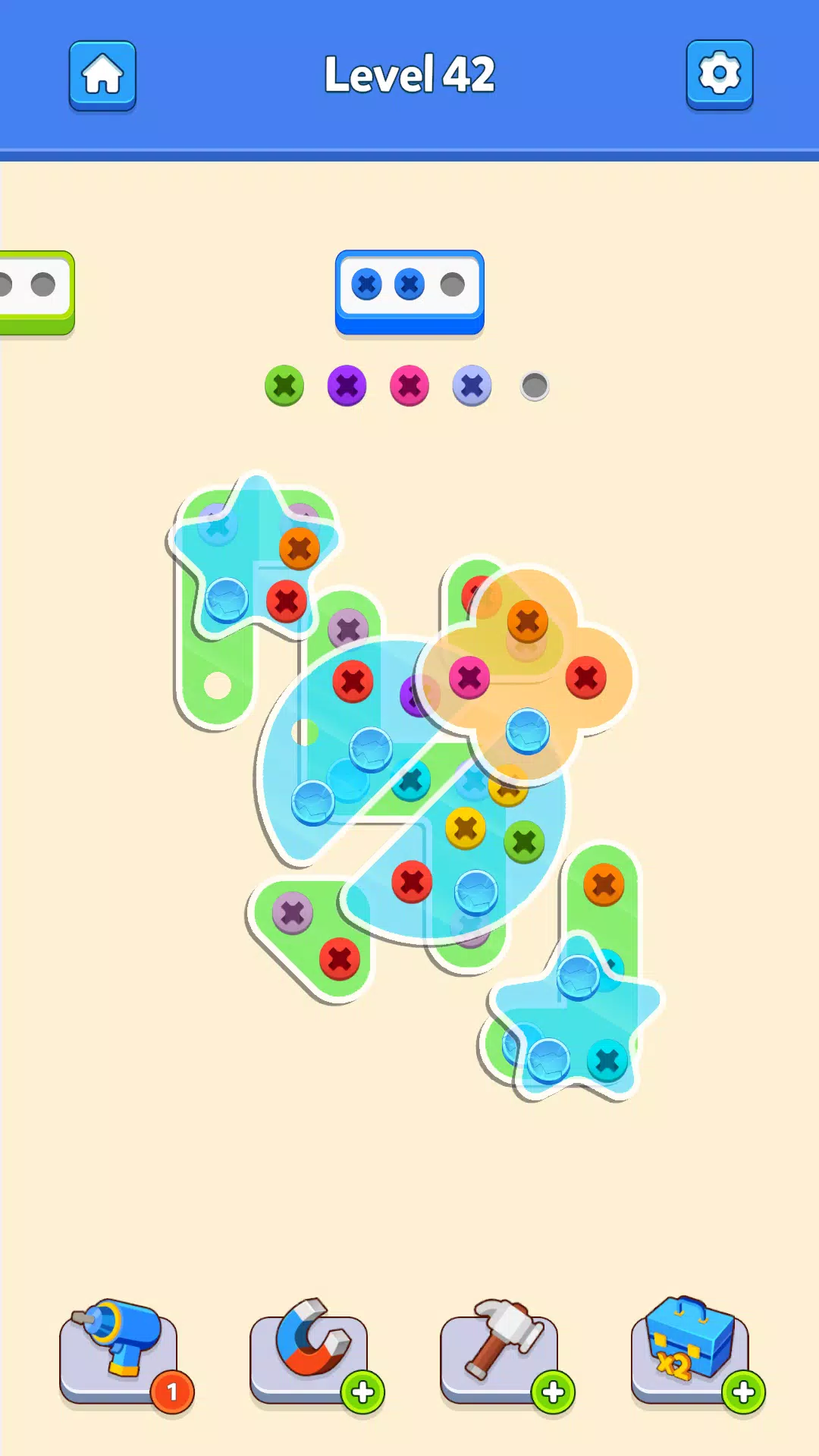 Screw Pin Jam Puzzle Nuts Bolt應用截圖第3張