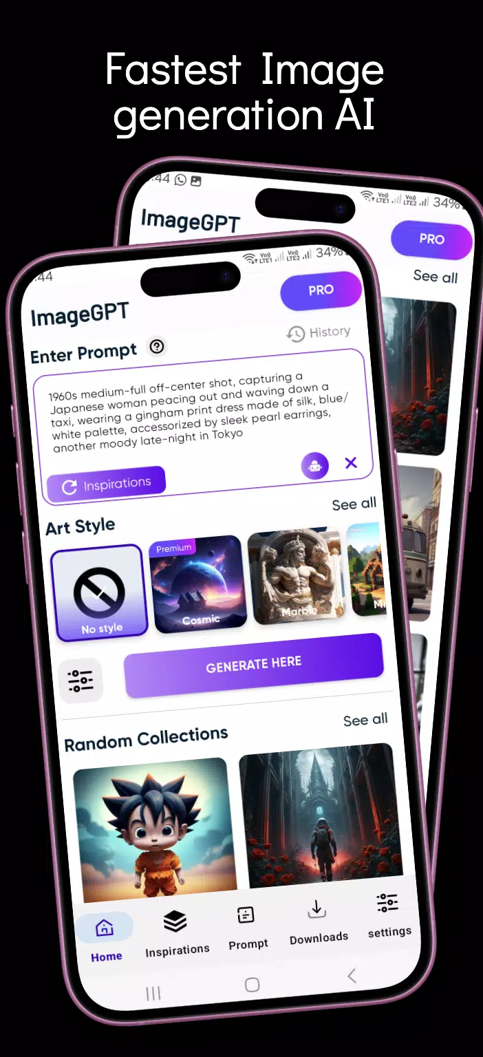 Schermata ImageGpt - AI Art Generator 1
