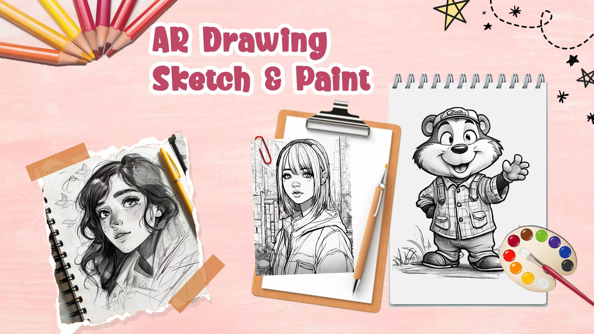 Draw Anime: AR Drawing Sketch Ekran Görüntüsü 0