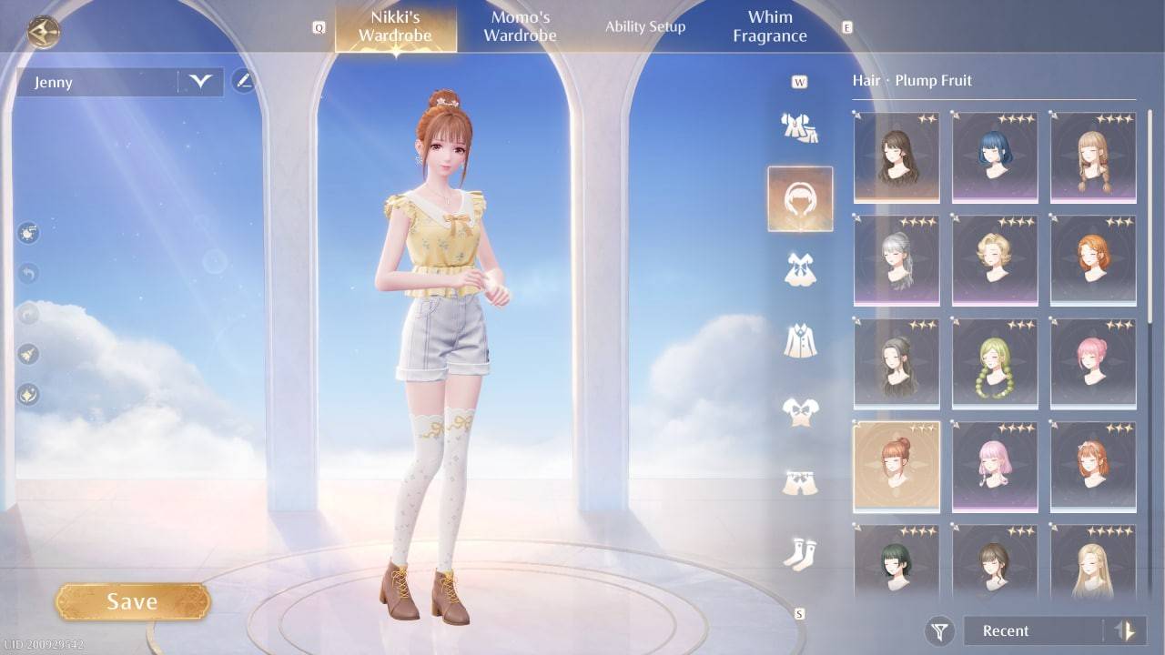 A character wearing the completed outfit