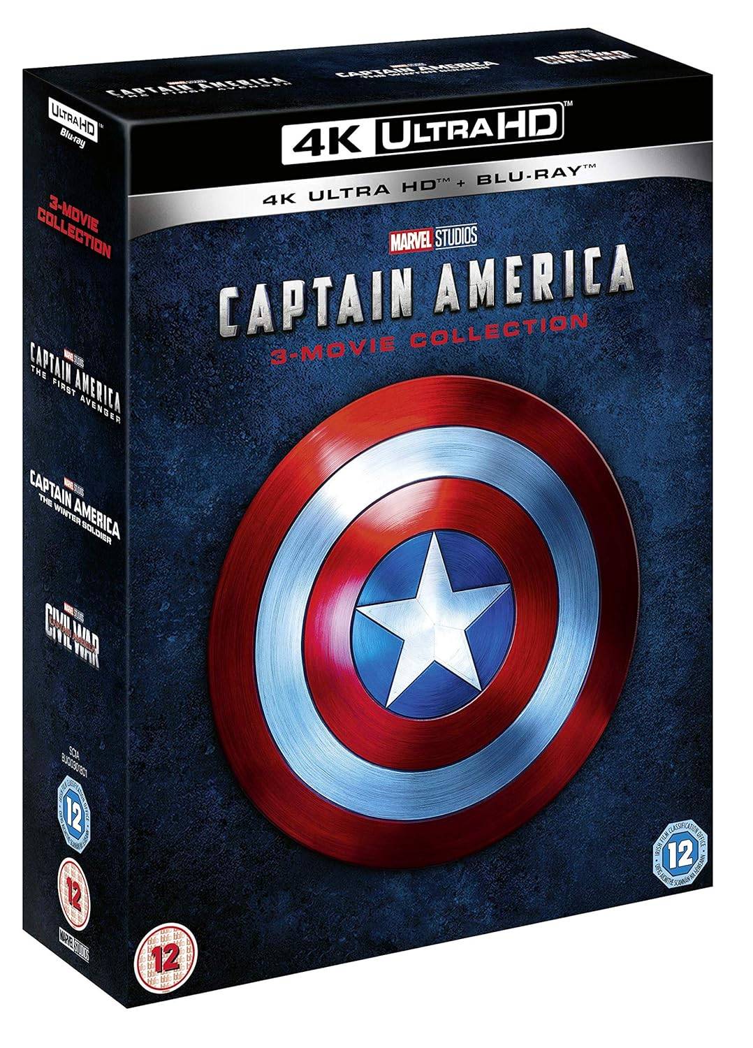 Trylogia Captain America [4K UHD + Blu-ray]