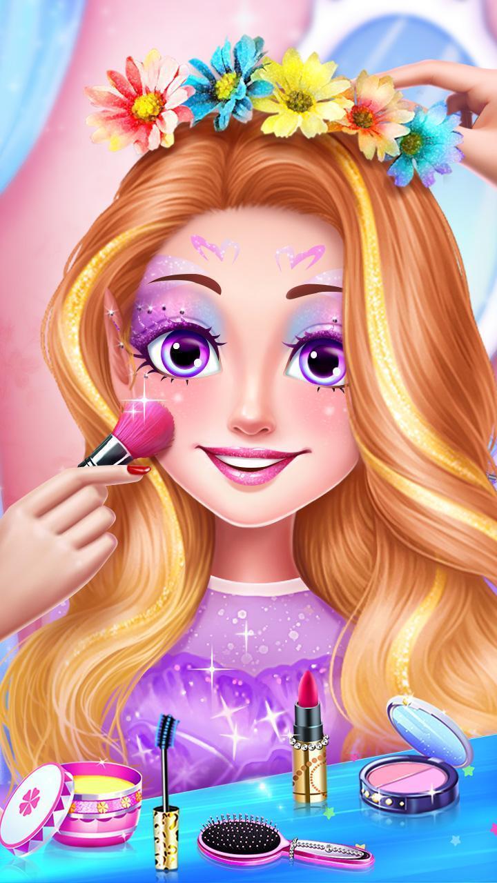 Rainbow Princess Makeup Screenshot 3