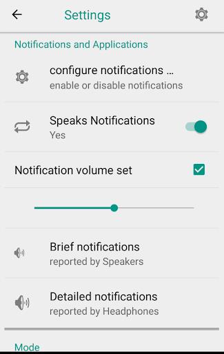 Spoken notifications Captura de pantalla 3