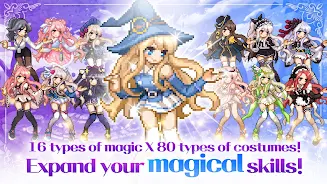 Magical Girl: Idle Pixel Hero স্ক্রিনশট 1