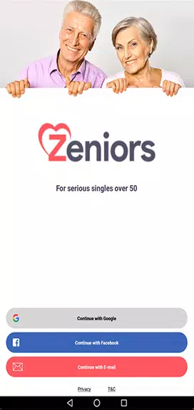 Zeniors - Meet Mature Singles Screenshot 0