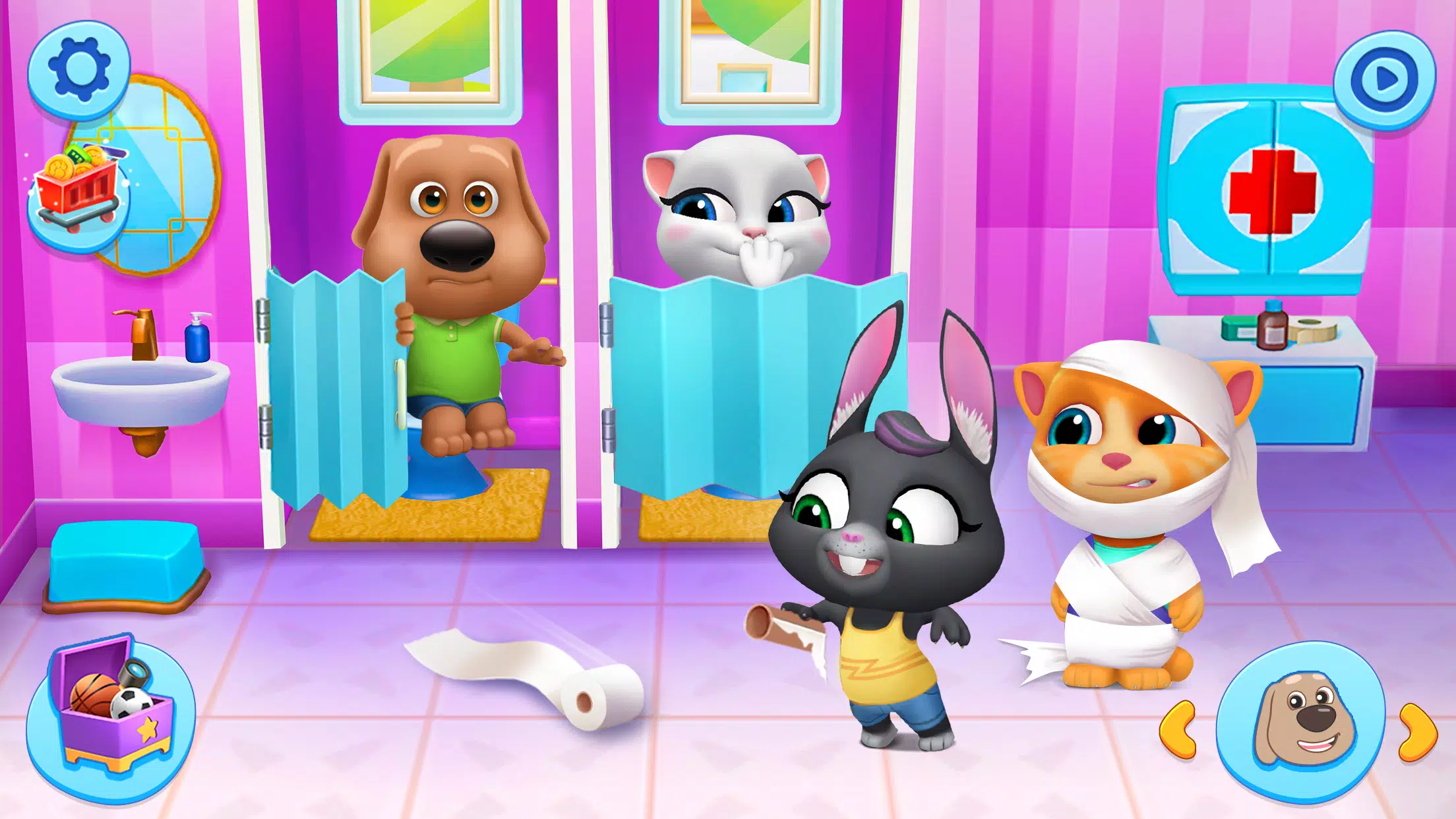 My Talking Tom Friends Скриншот 1