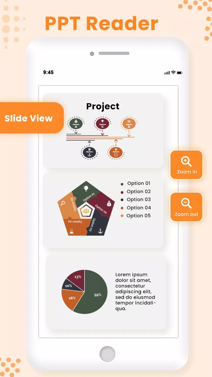Schermata PPT Viewer: Reads PPTX 1