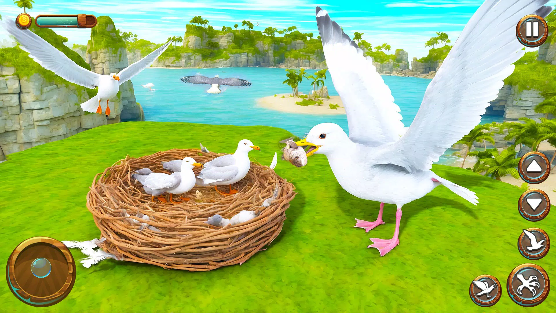 Seagull Bird Life Simulator स्क्रीनशॉट 3