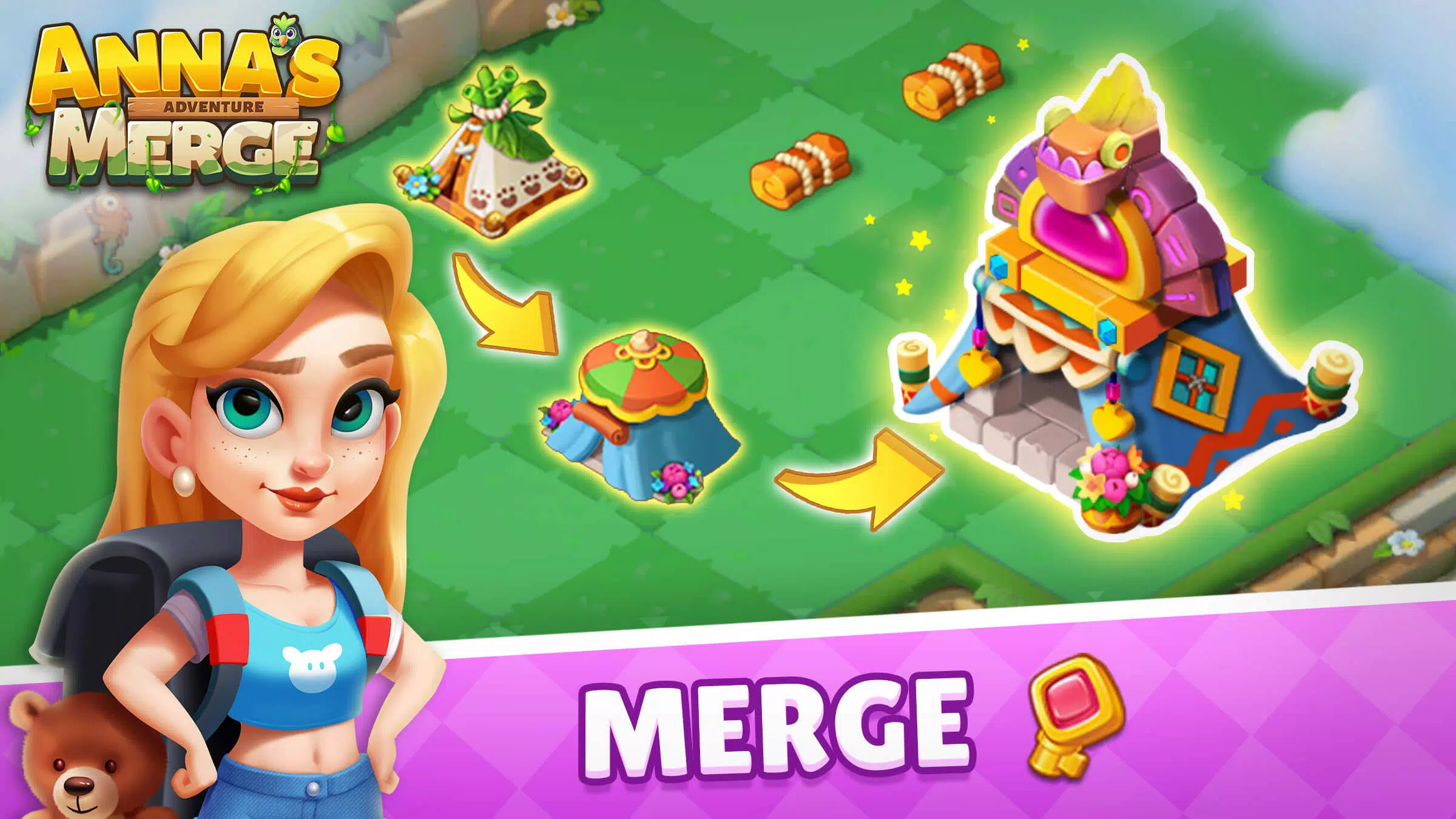 Anna’s Merge Adventure-Offline Screenshot 1
