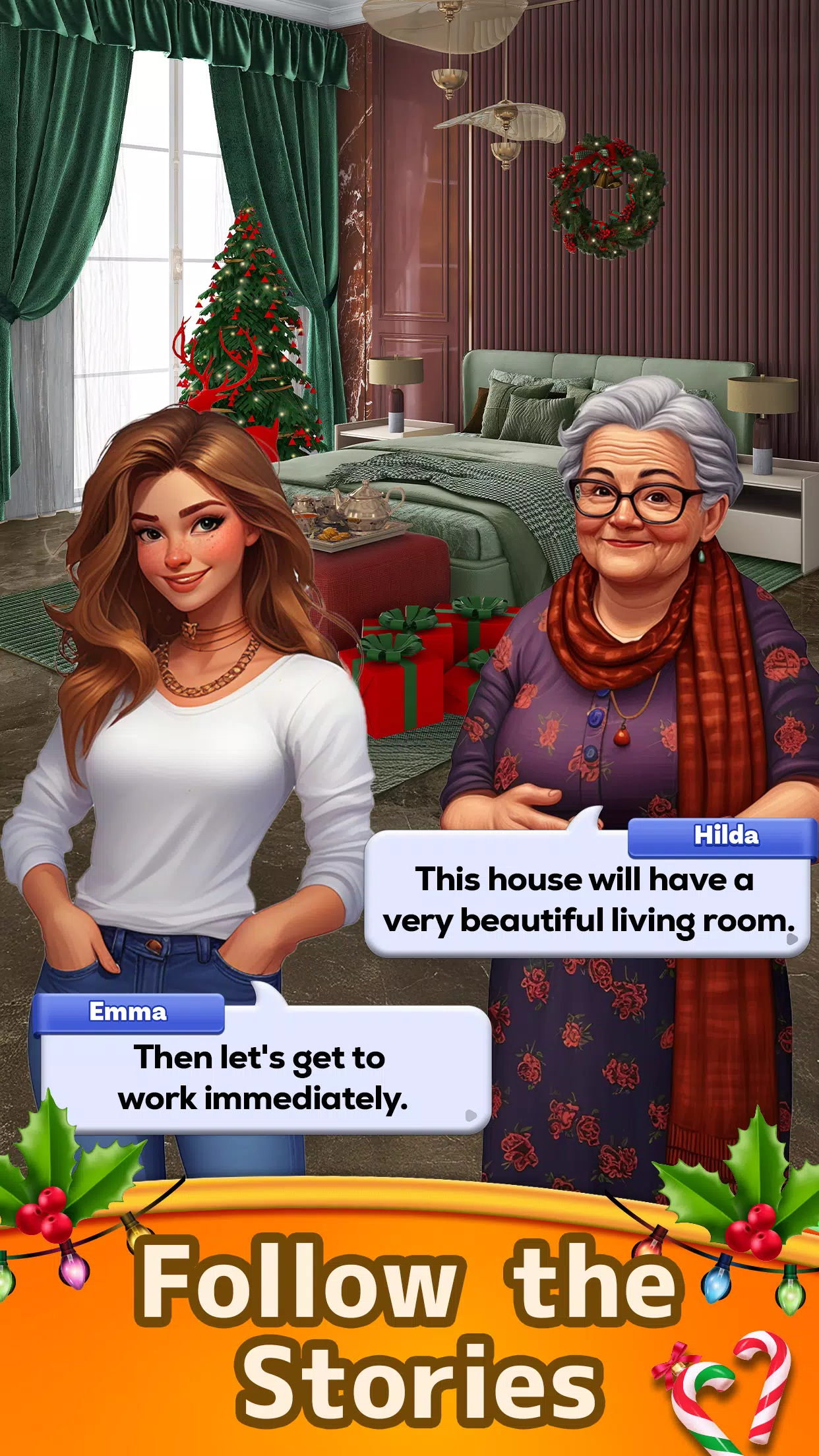 Christmas Match: Home Design Ảnh chụp màn hình 3