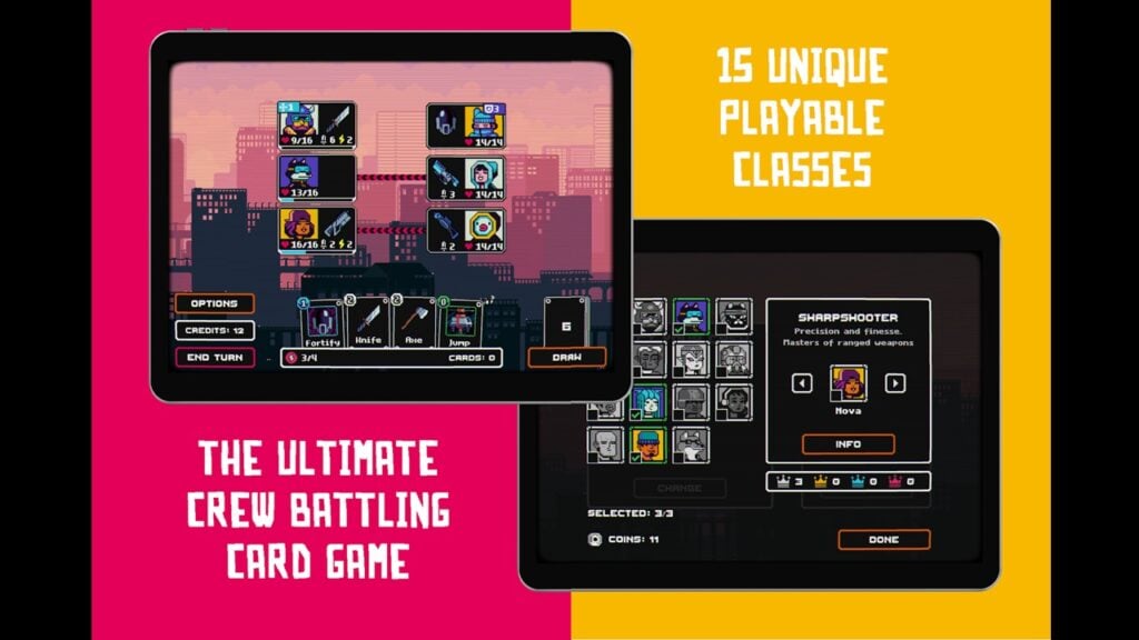 เกมการ์ด Android ใหม่: Cyber ​​Quest เปิดตัวพร้อมกับ Crew Battles
