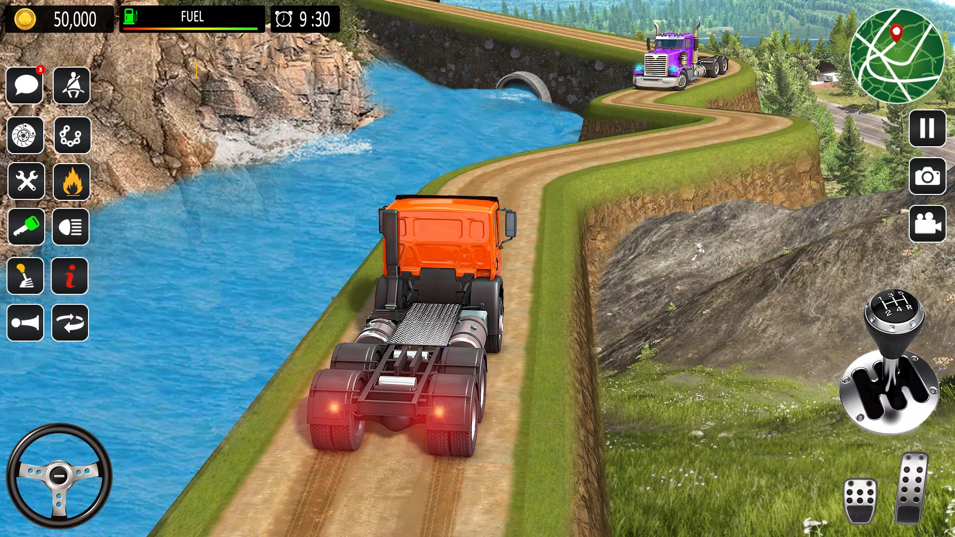 Mountain Truck Driving Games ဖန်သားပြင်ဓာတ်ပုံ 3