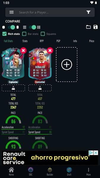 FUTBIN 24 Database & Draft Скриншот 1