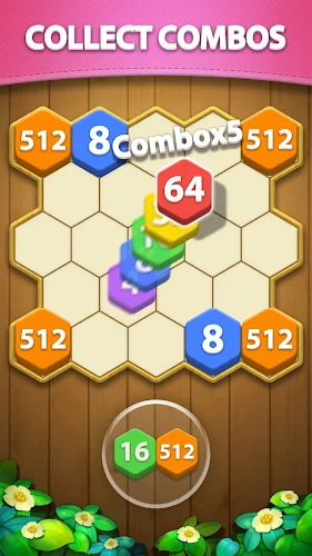 Hexa Block Puzzle - Merge! スクリーンショット 1