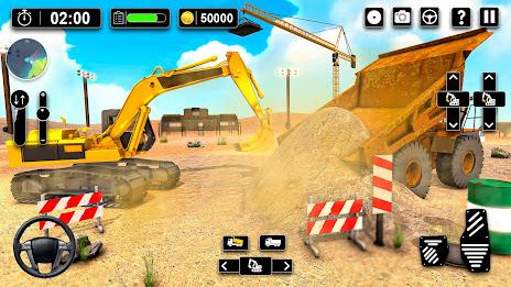 Heavy Sand Excavator 3D Sim ဖန်သားပြင်ဓာတ်ပုံ 3