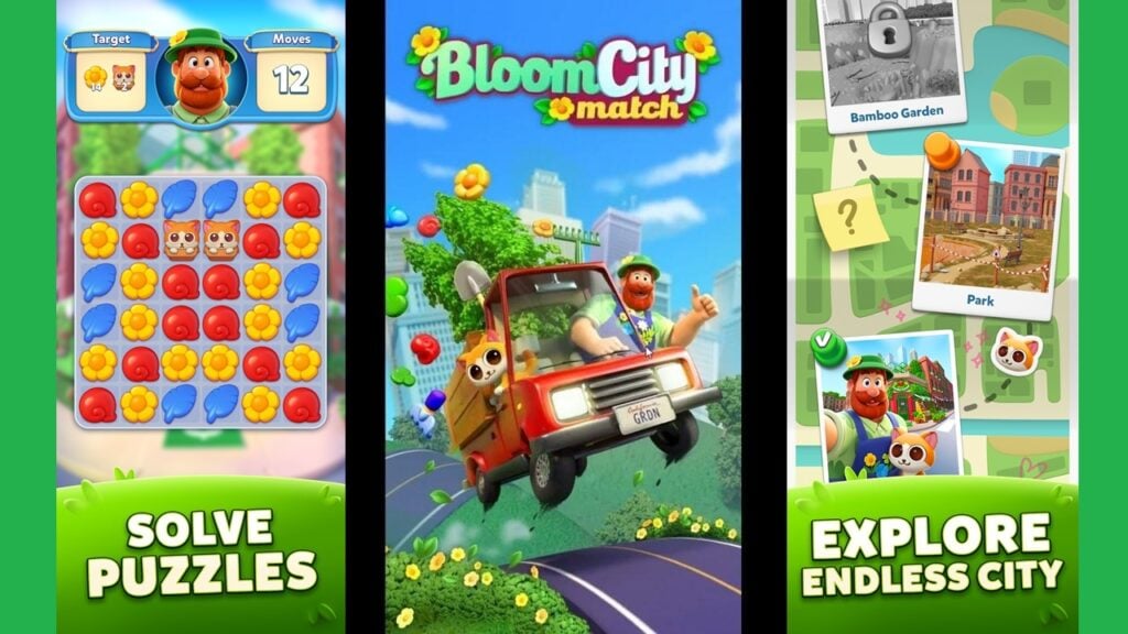 Rovios Bloom City Match: neues Match-3-Spiel auf Android