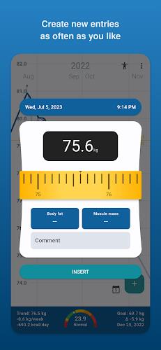 Schermata Libra Weight Manager 1