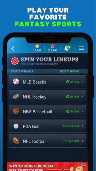 FantasySpin Screenshot 2