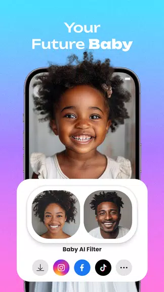 AI Baby Generator: Face Maker Captura de pantalla 2