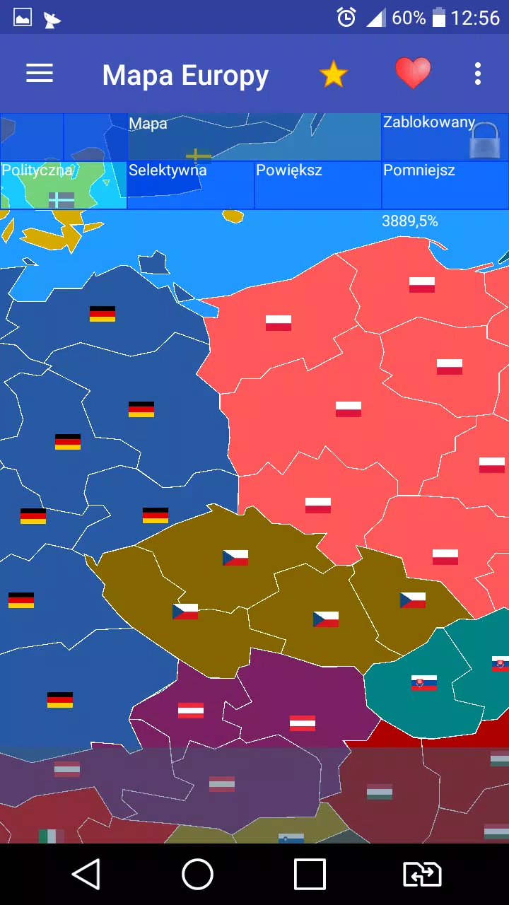 Europe map स्क्रीनशॉट 2