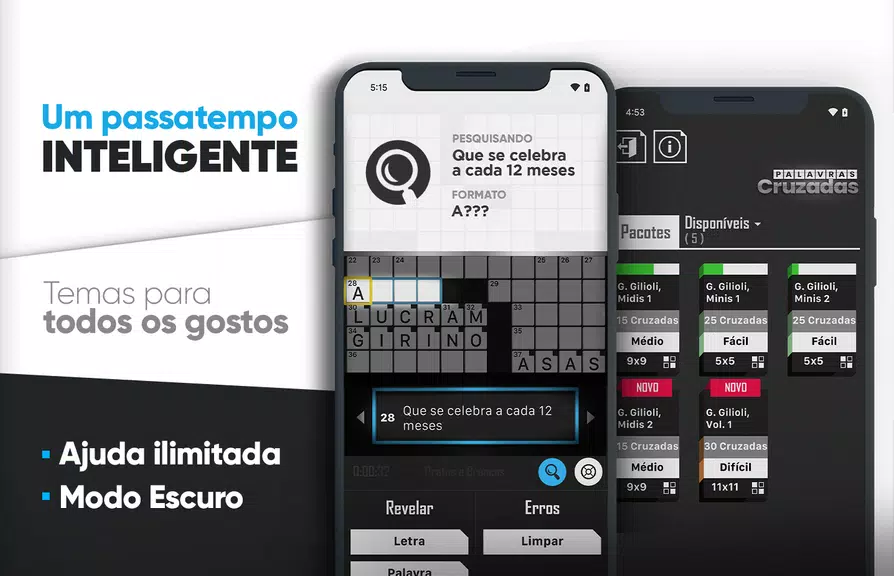Palavras Cruzadas em Português Tangkapan skrin 1