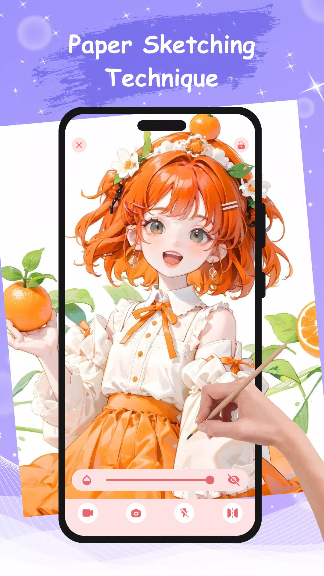 Trace and Sketch Anime Photo應用截圖第1張