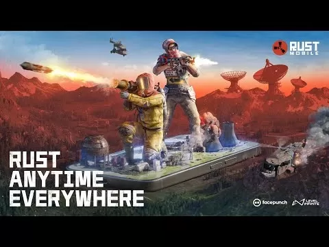 Rust Mobile ゲームプレイトレーラー公開、コアサバイバル体験がスマートフォンに到来