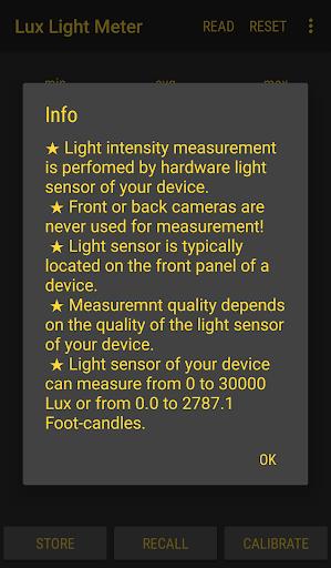 Lux Light Meter Pro应用截图第2张