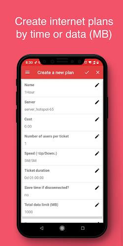 MikroTicket - sell your WiFi Screenshot 2