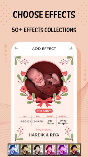 NewBorn Baby Photo Frame 스크린샷 2