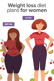 Women Weight Loss Diet Plan Tangkapan skrin 0