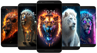 Lion Wallpaper HD ဖန်သားပြင်ဓာတ်ပုံ 1