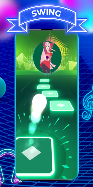 Tiles Hop EDM Rush Music Game Capture d'écran 0