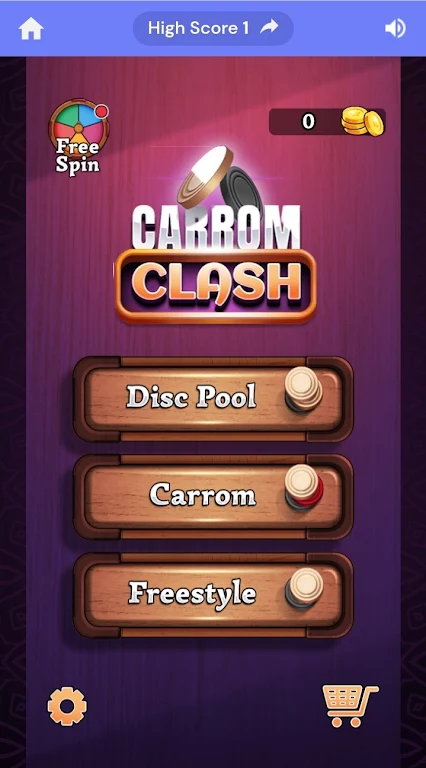 Carrom Games Capture d'écran 0