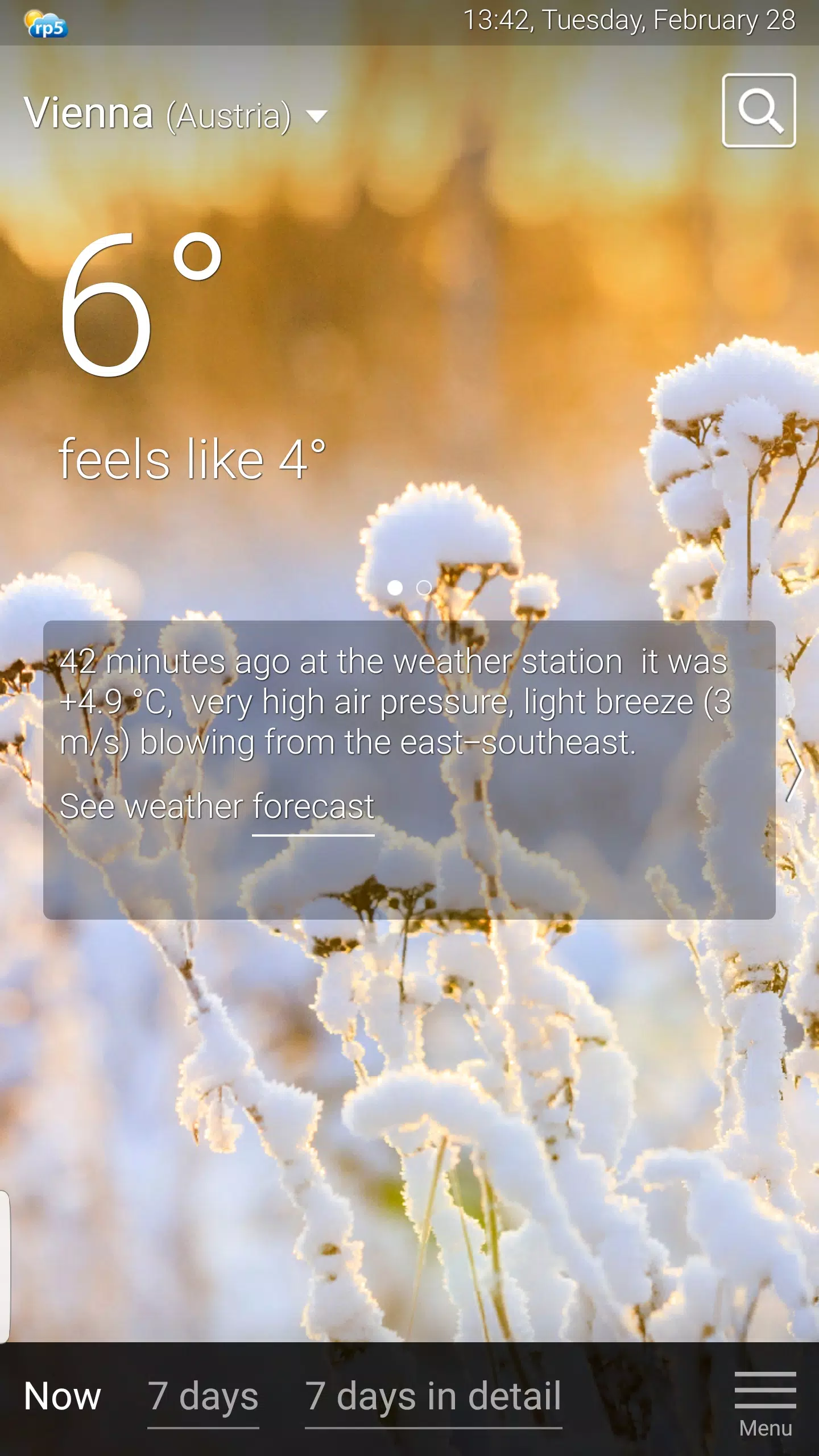 Weather rp5 (2023)应用截图第2张