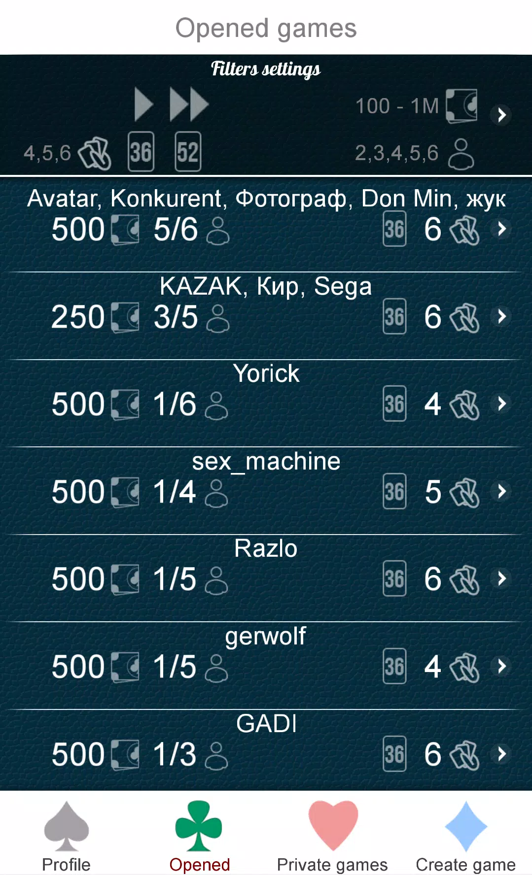 Mau Mau Online Schermafbeelding 3