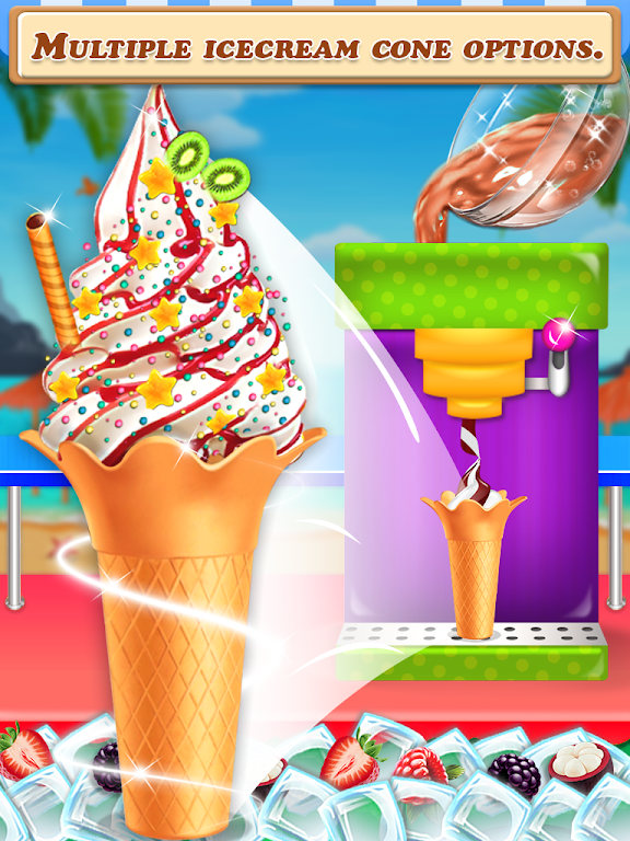 Street Ice Cream Shop Game Capture d'écran 1