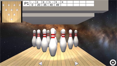 Super! 10-Pin Bowling Captura de pantalla 0