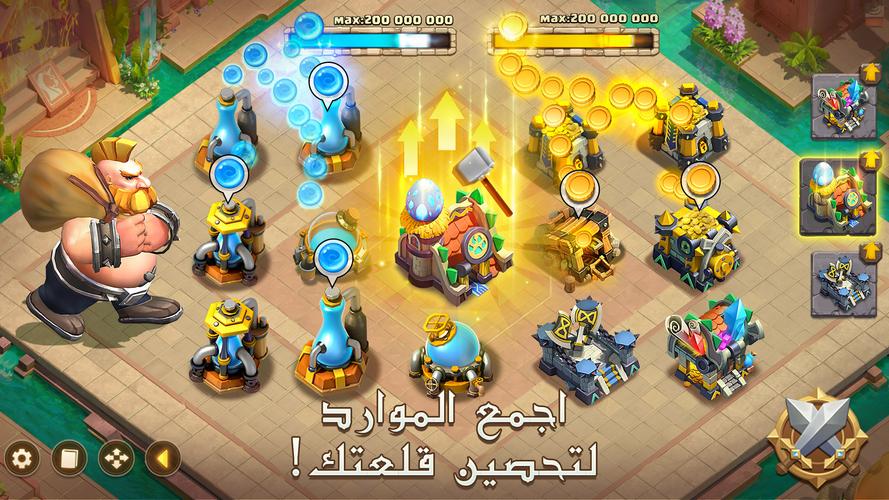 Castle Clash: حاكم العالم スクリーンショット 1