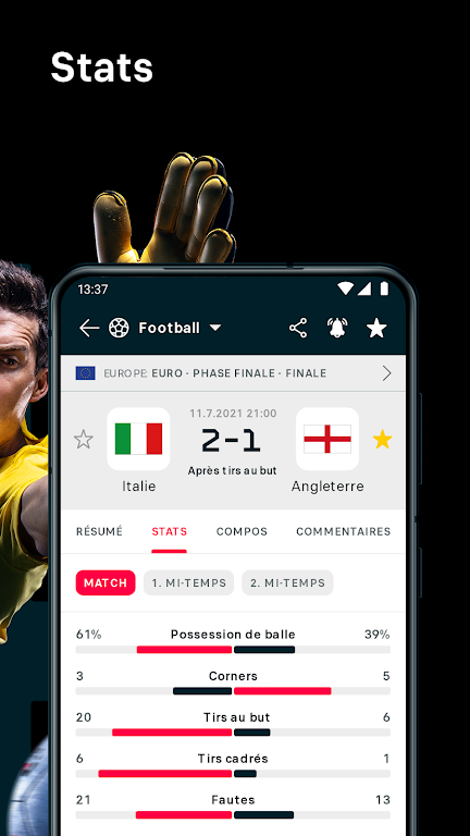 Flashscore - flash résultats スクリーンショット 3
