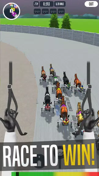 Catch Driver: Horse Racing Capture d'écran 0