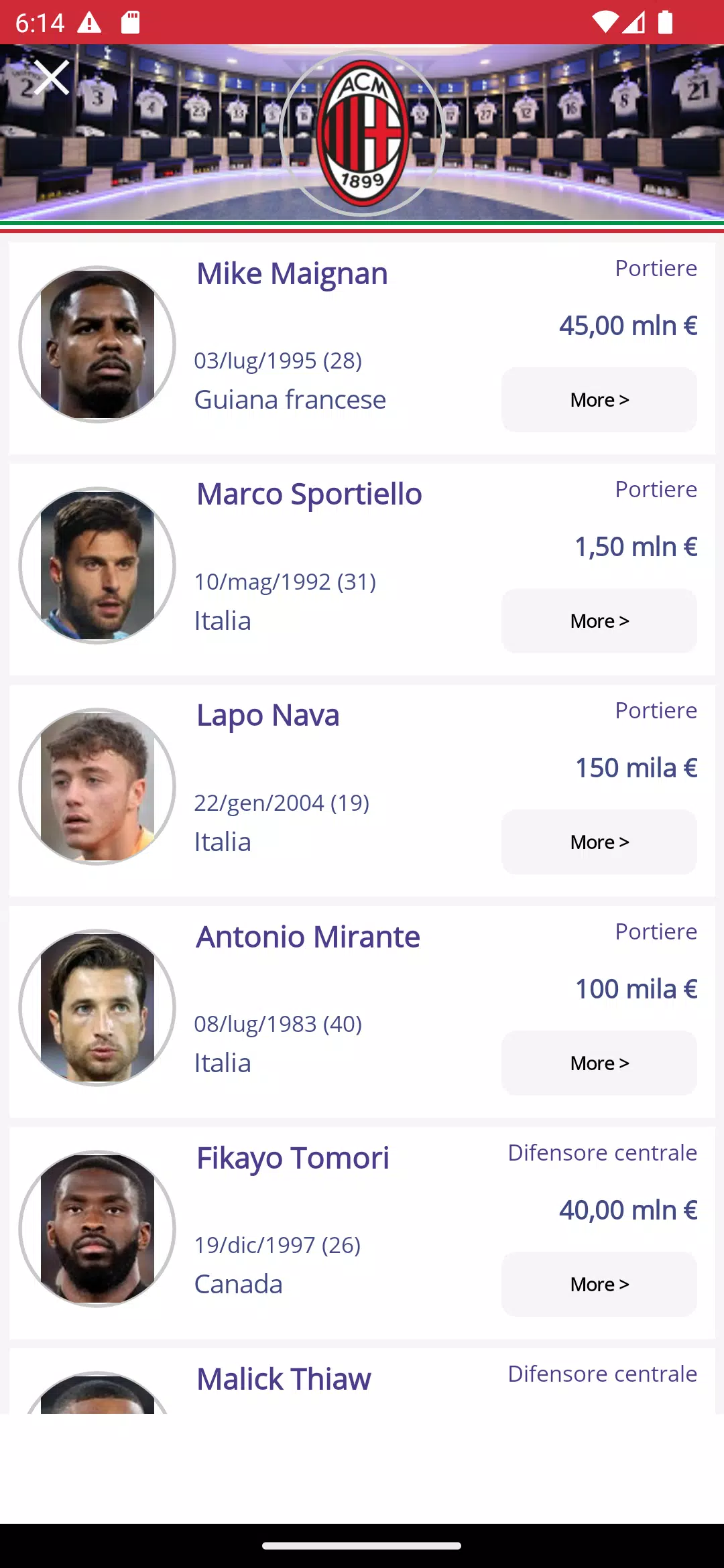 Football Serie A Calcio Italy应用截图第3张