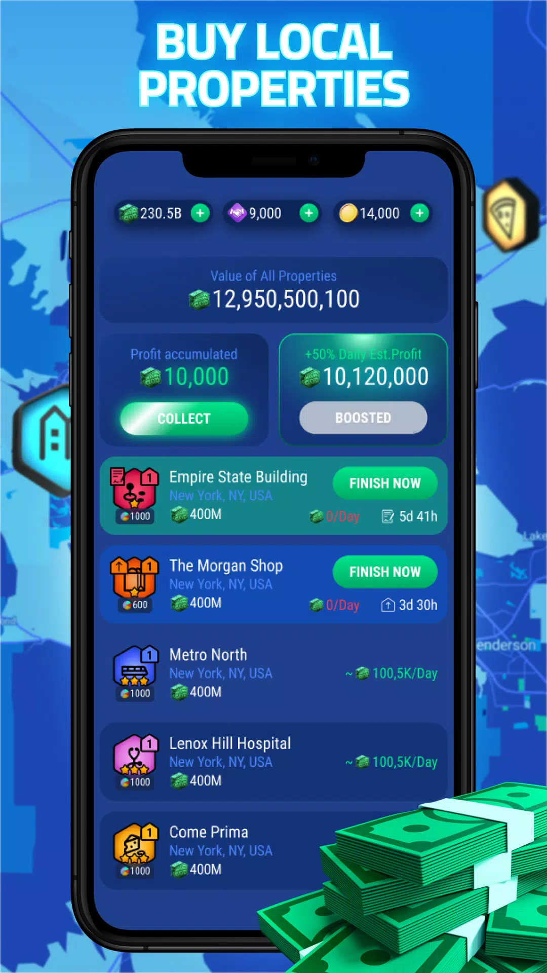 Landlord Go - Real Estate Game ဖန်သားပြင်ဓာတ်ပုံ 3